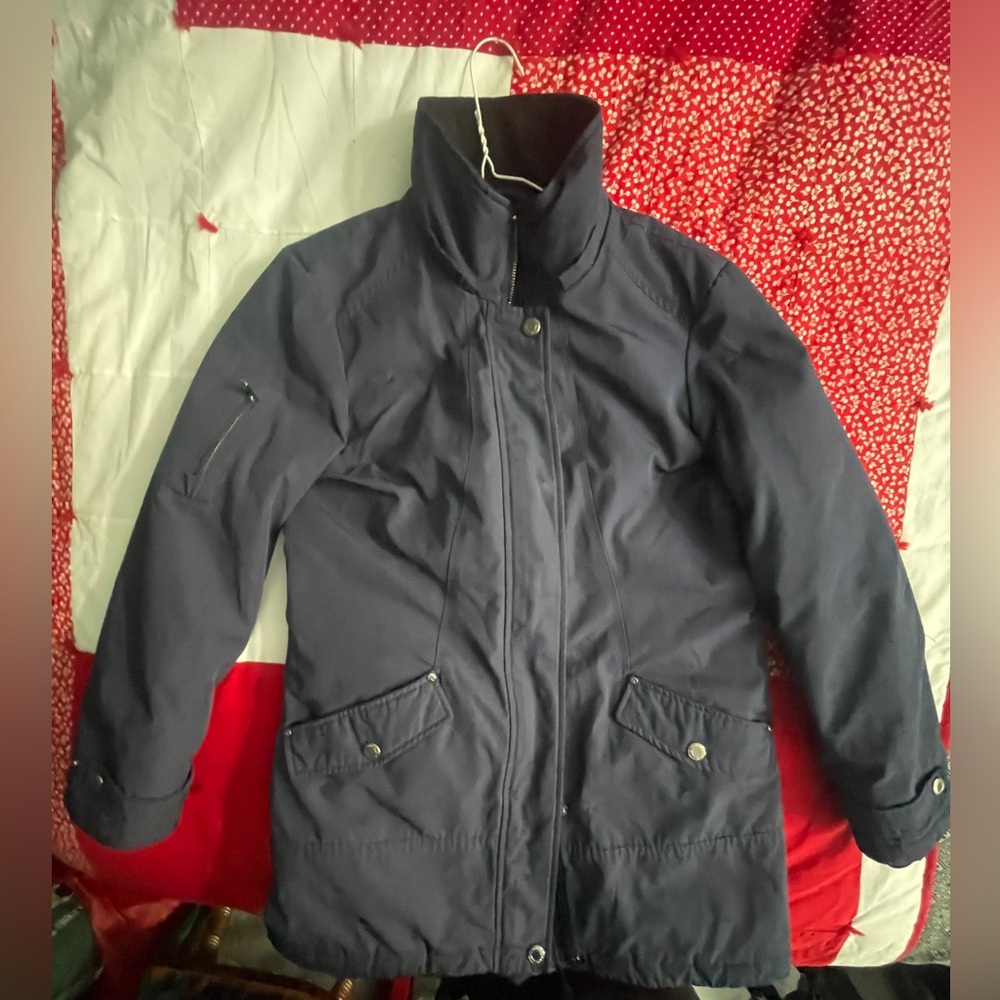 MOOSE KNUCKLE Down-filled Navy Parka Made for The Hudson Bay -Ladies M